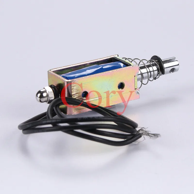 1PCS DC 12/24V 0.3A 5N Pull Push Type Open Frame Solenoid Electromagnet