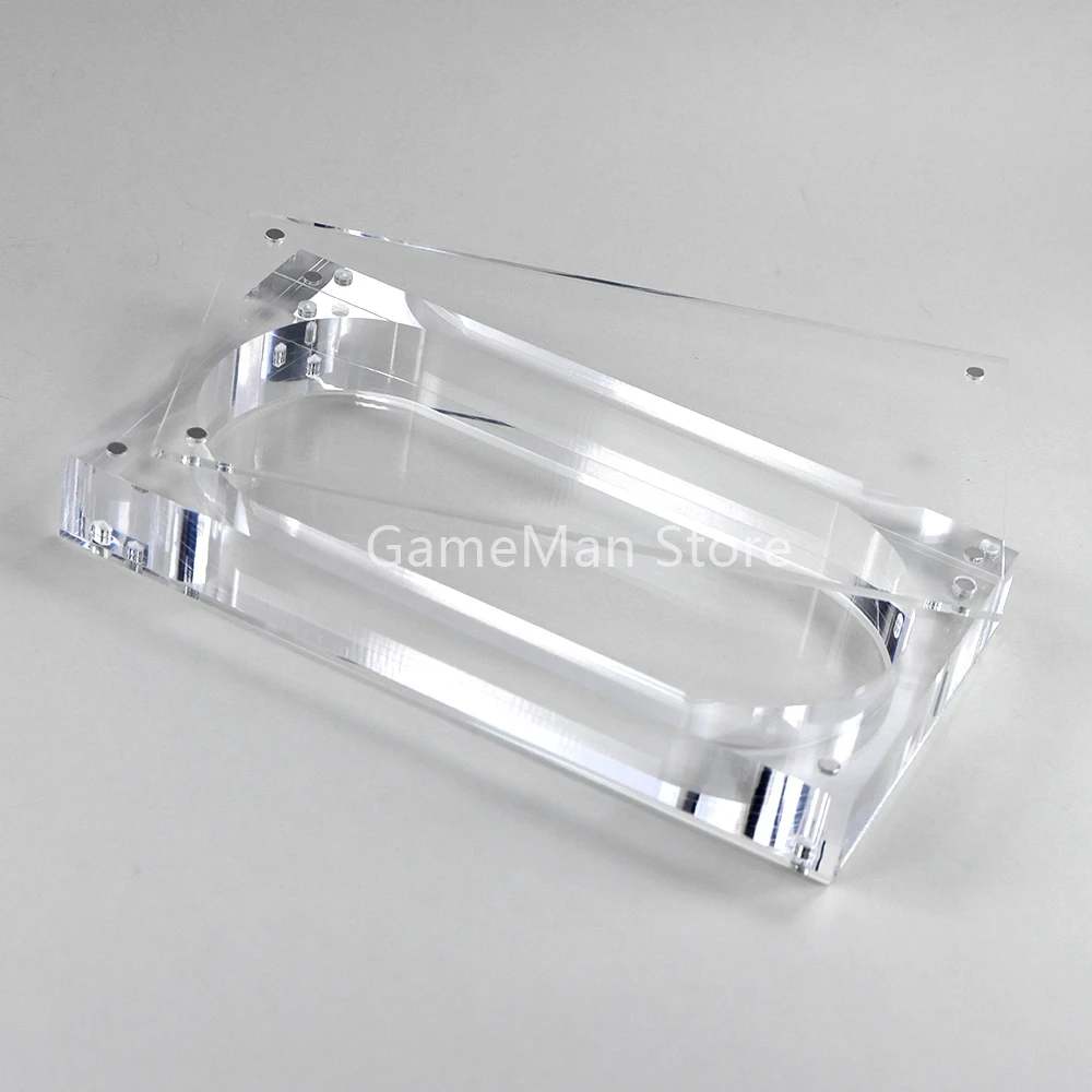 Alta Transparência Acrílico Caso para PSVITA, Game Console, Tampa Magnética, Display Case, Caixa De Armazenamento, PSV1000, PSV2000, 1Pc