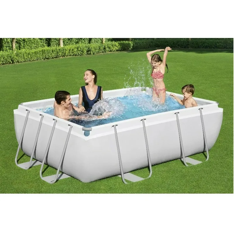 

Customized Large Size Outdoor Above Ground Pool Sturdy Steel Frame Construction Suitale For Residential Backyard