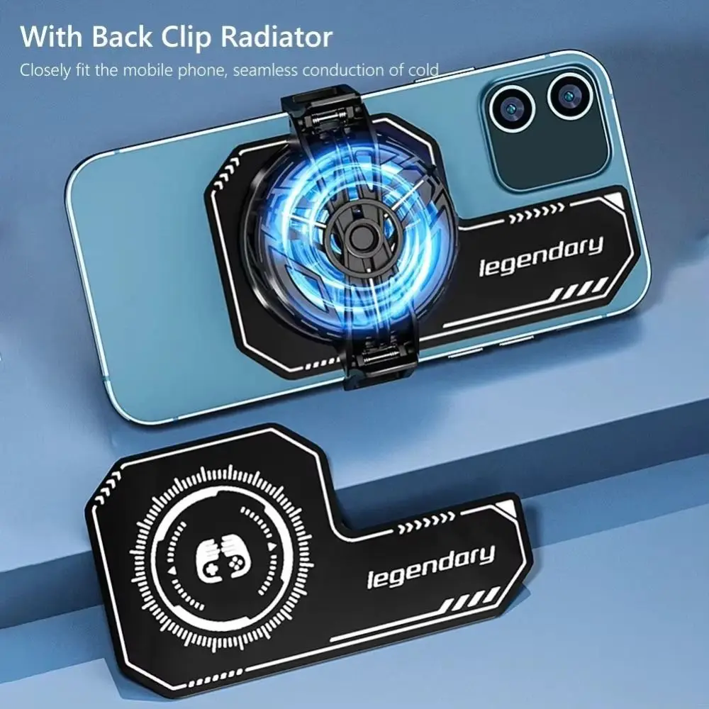 Magnetic Cell Phone Cooling Plate Heat Dissipation Radiating Sticker Phone Radiator Sticker Fan Accessories Thin Heat Sink Pad