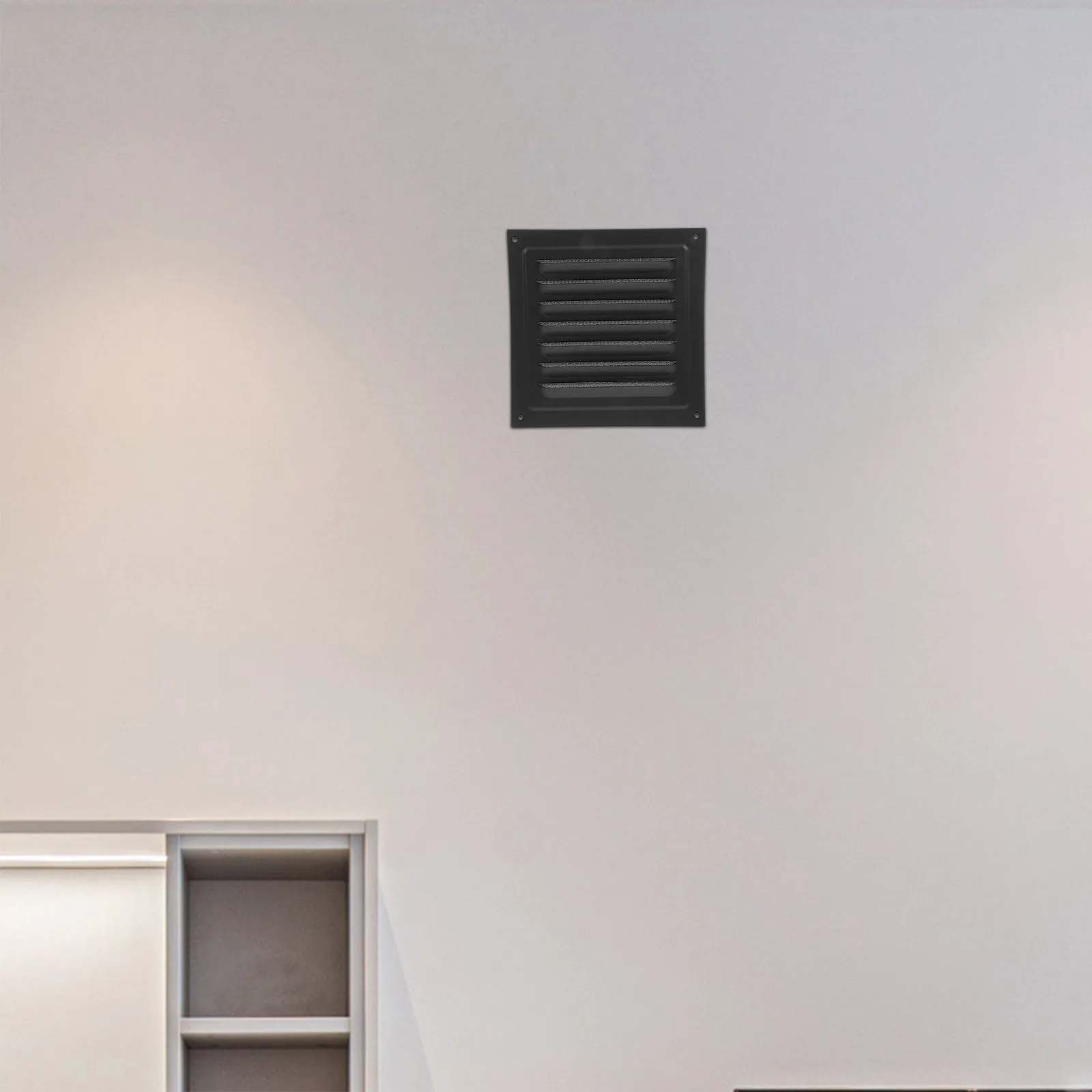 Metal Wall Vent Cover Exterior Vent Protection for Attic Garage Apartment Air Circulation Louvered Design Weather Resistant