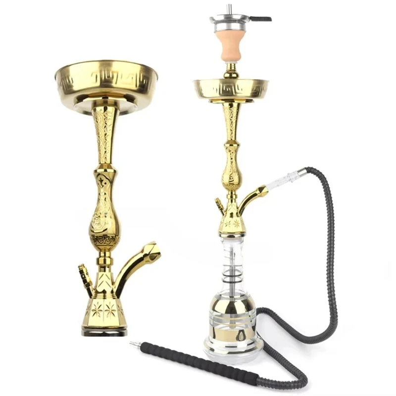 

70Cm large Egyptian style hookah hookah set glass base wholesale can