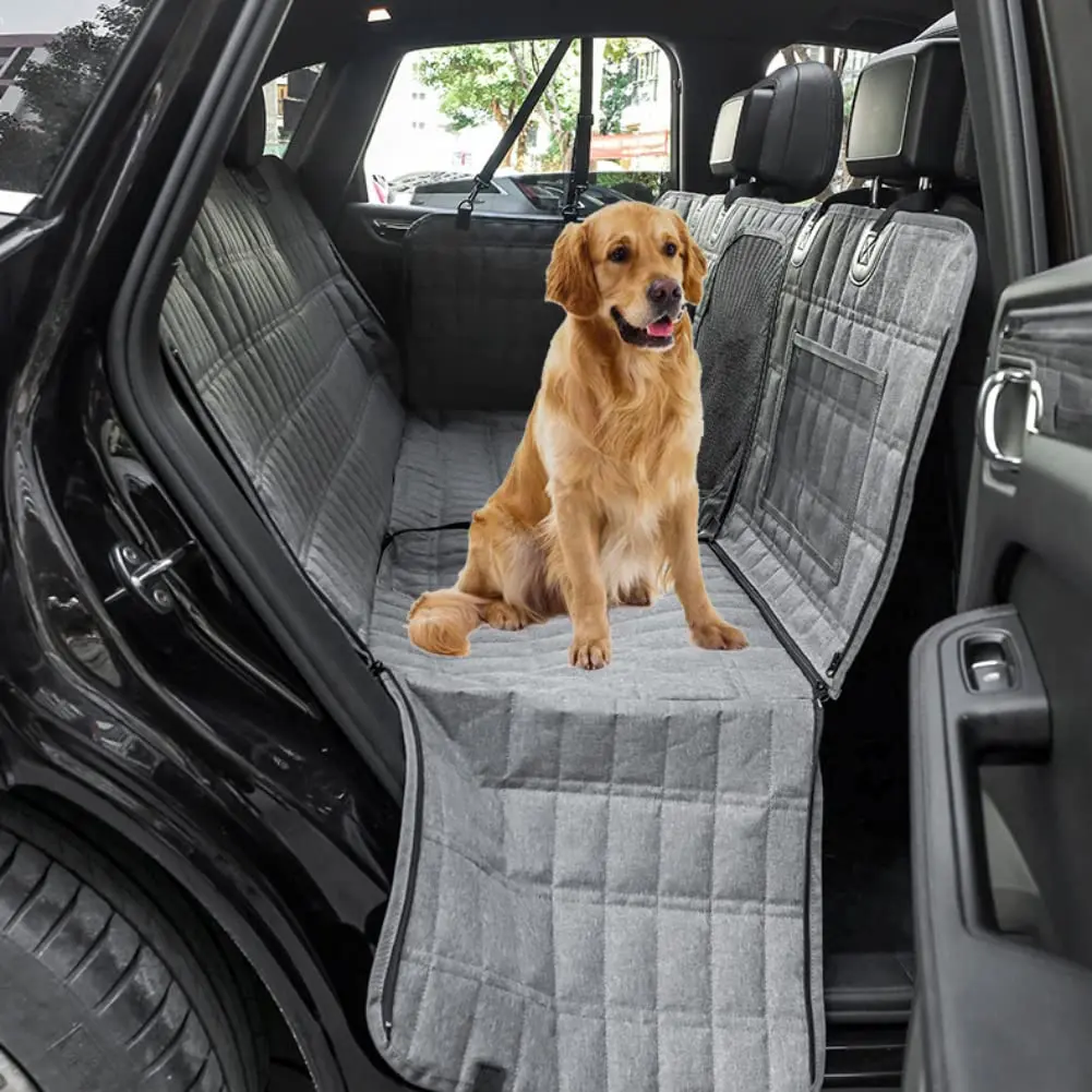 Dog car mat pet seat cushion car rear seat anti-dirty mat artifact kennel disassembled Dog Car seat