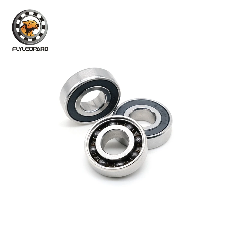 6001-2RS الفولاذ تحمل 12*28*8mm 1 قطعة ABEC-7 6001 RS دراجة محور الجبهة المحاور الخلفية عجلة كرات السيراميك محامل