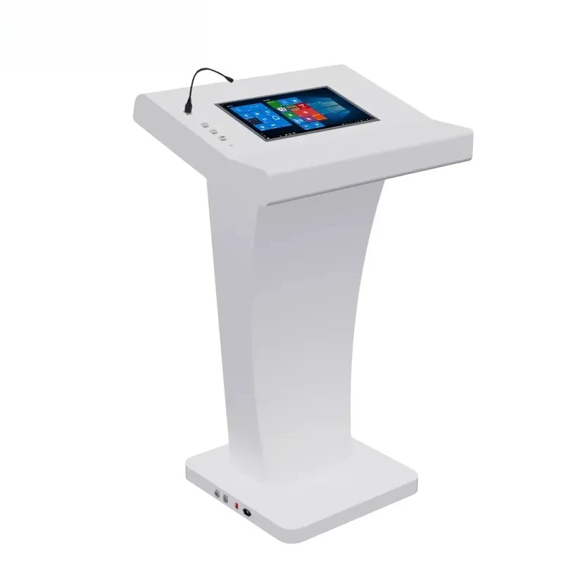 High-Performance Smart Touch Screen Digital Podium for Enhanced Presentations in Classrooms and Shopping Centers