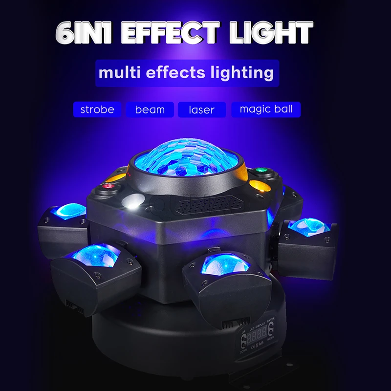 Imagem -06 - Led Moving Beam Lights Rgbw Equipamento de dj Clube Bar Dmx Iluminação Palco Rgb Home Party dj Disco Laser Magic Ball Novo 120w