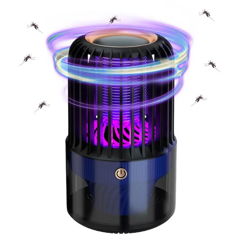 

Fly Light Trap Silent Portable Gnat Traps Efficient Fly Zappers Home Fly Trap With Purple Light Fly Control Device For Backyard