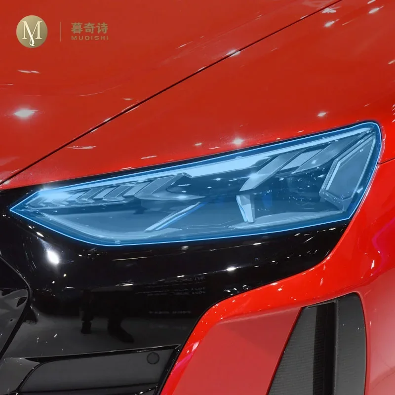 

For Audi RS e-tron GT 2022-2023 Car Exterior PPF transparent Paint protective film TPU Anti scratch Headlamps protective film