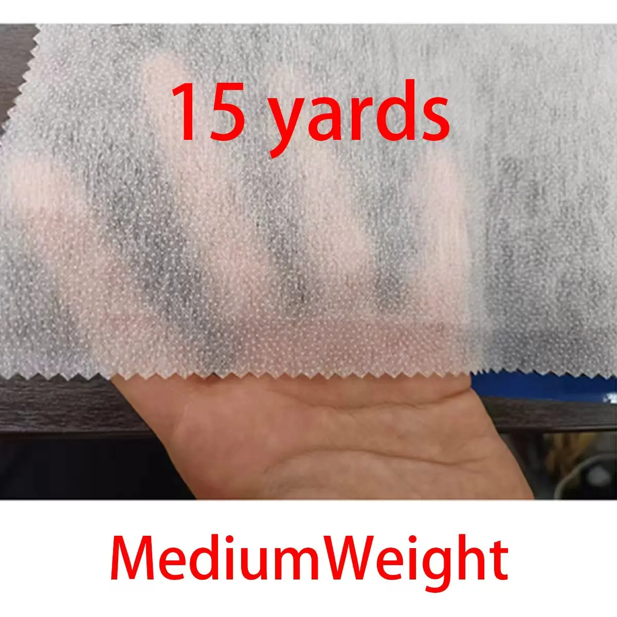 1 Rolle, 11,8 Zoll * 15 Yards, Vlies-Einlagenstoff zum Aufbügeln, zum Aufbügeln, Nähzubehör, leicht bis mittelschwer, Einlagenstoff für Kleidung, DIY-Bastelarbeiten, Bekleidung, Taschen, Heimdekoration. – Detail 8