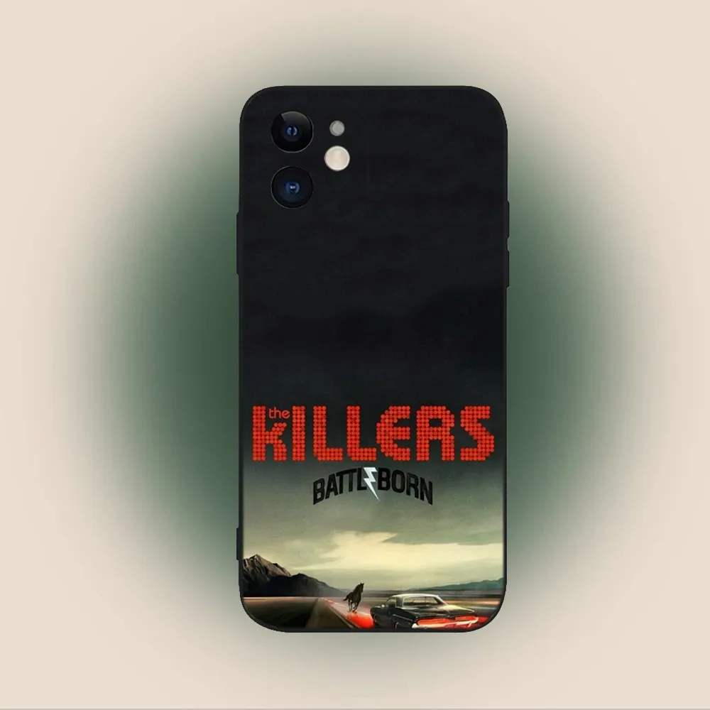 Band The Killers  Phone Case For iPhone 15,14,13,12,11,Plus,Pro Max,XS,X,XR,SE,Mini,8,7 Soft Silicone Black Cover