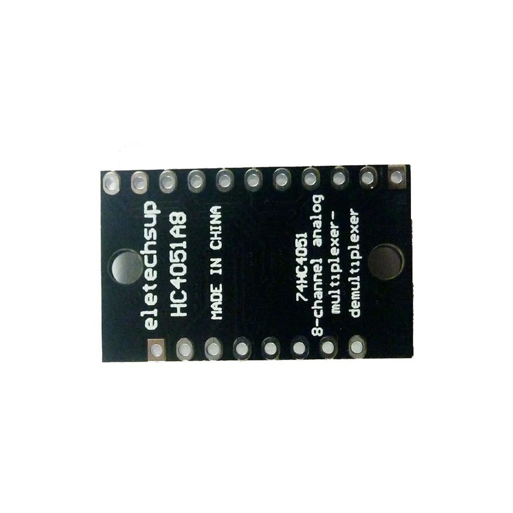 74HC4051 Modulo Multiplexer/Demultiplexer analogico 8 canali Interruttore analogico a lancio ottale unipolare per breadboard Arduiuo Raspberry Pi