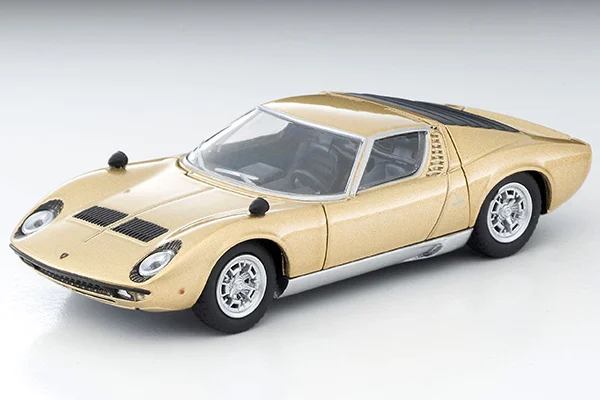 24.1 Tomytec Tomica TLV Miura S Golden Limited Edition Simulation Alloy Static Car Model Toy Gift