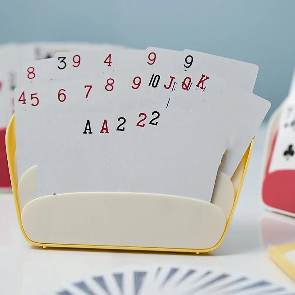 Plastic Playing Card Holder Game Card Organizers Clip Rack for Cards Game