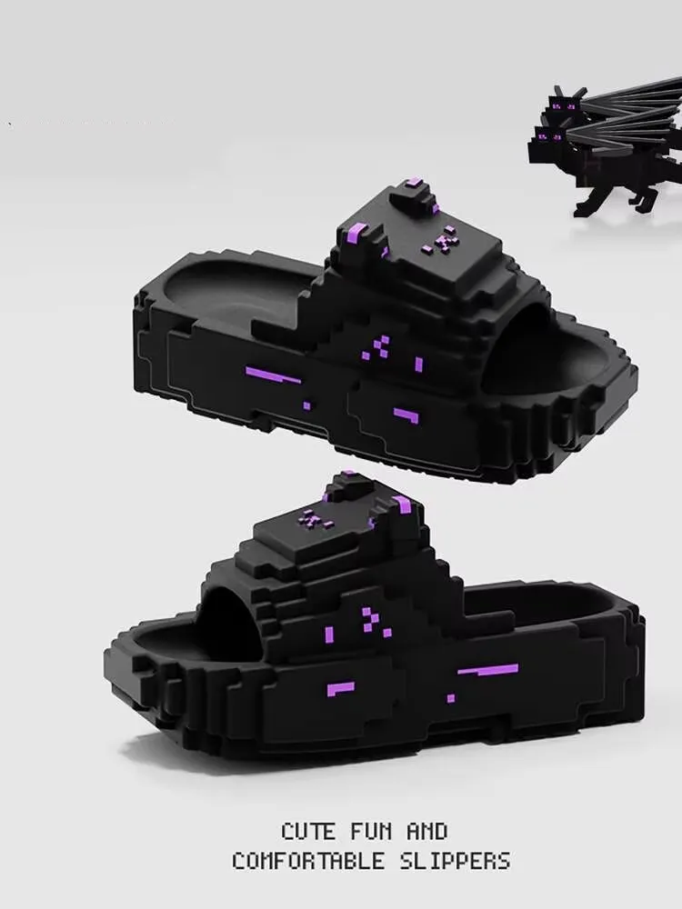 Outdoor Building Block Slippers for Unisex 2026 Summer Thick-Soled Home Slipper Man Women Bathroom Non-Slip Indoor Slipper