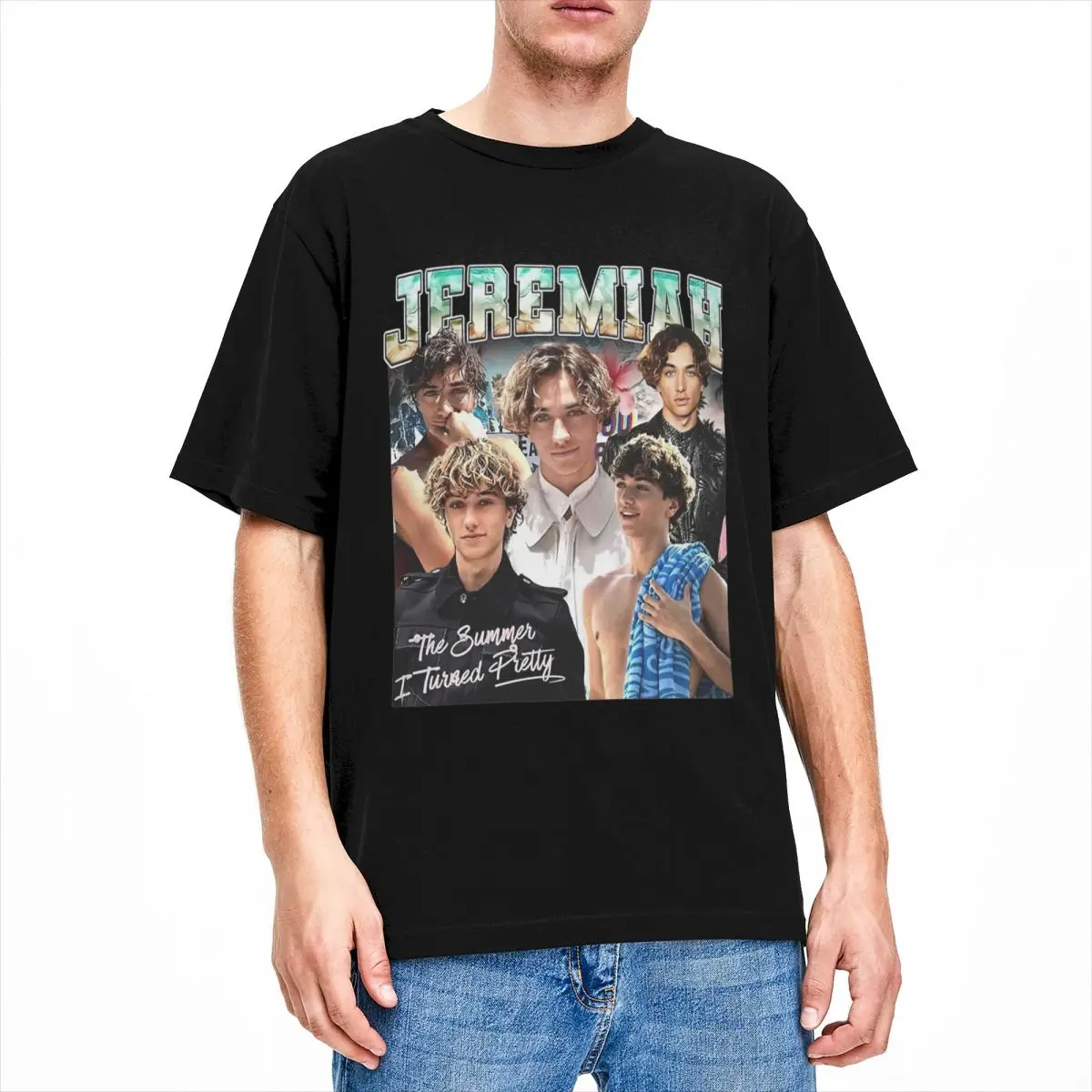 Vintage Team Jeremiah Bootleg Stuff T-Shirt for Men Women Fisher Summer Crazy Pure Cotton T Shirt Round Collar Short Sleeve Tops