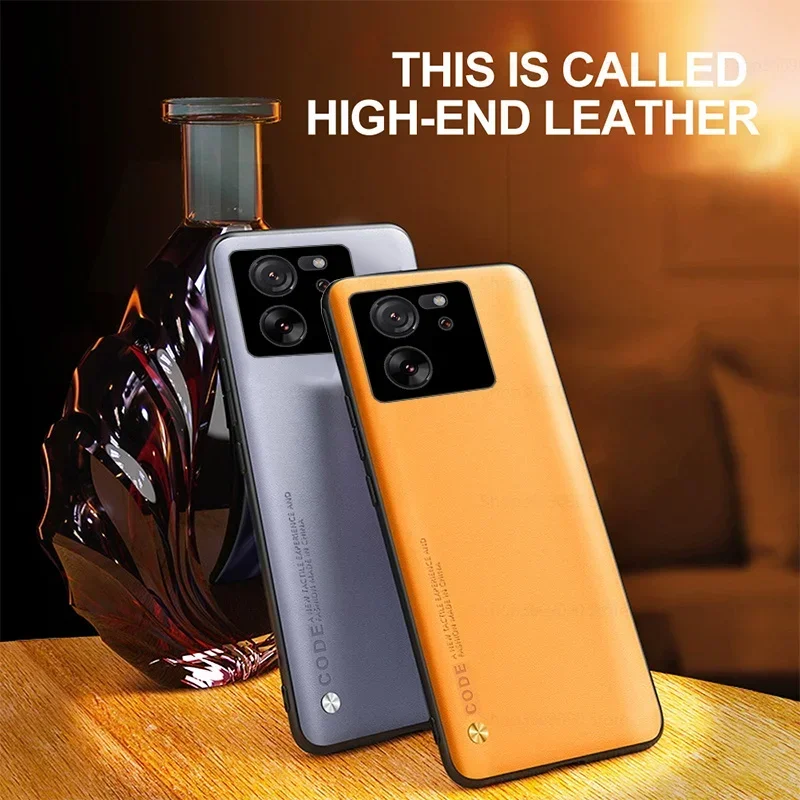 Redmy K60 Extreme Edition Case Leather Shockproof Protector Phone Cover For Xiaomi Redmi K60 Ultra 5G Soft Silicone Frame Fundas