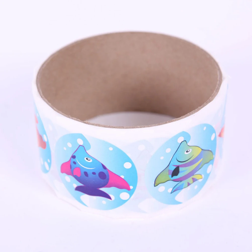 

Colorful Tropical Fish Stickers Funky Cartoon Reward Creative Fashionable Party