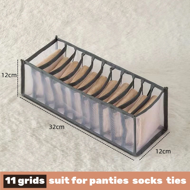 Organizer für Unterwäsche, Socken, BHs, Hosen, Schals, Krawatten, Aufbewahrungsbox, Jeans, Kleidungsorganisation, Trennwände für Schubladen, Kleiderorganizer