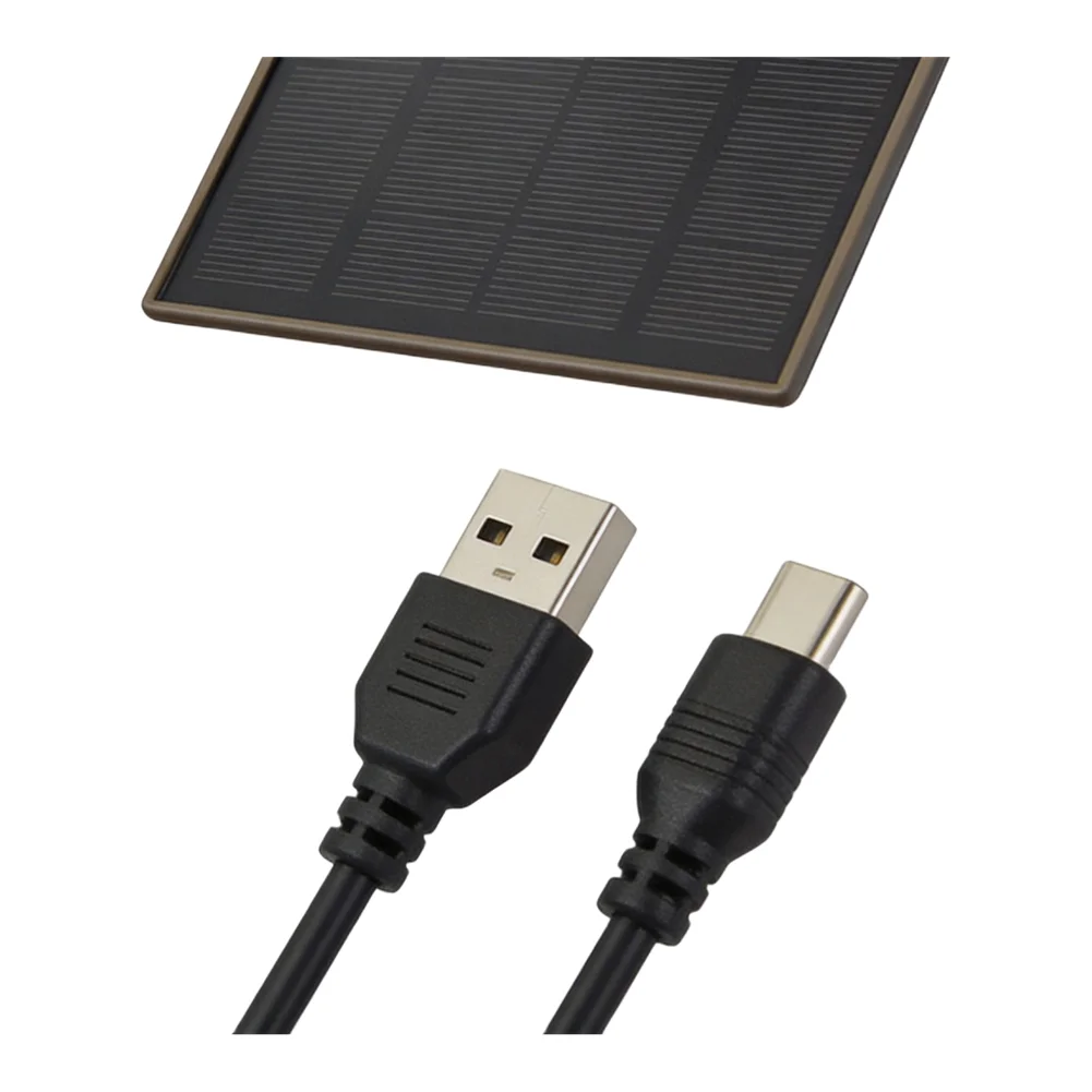 For 3w Solar Panel for Security Camera Energy Harvesting with 6000mAh Internal For battery Dual Output Connectivity