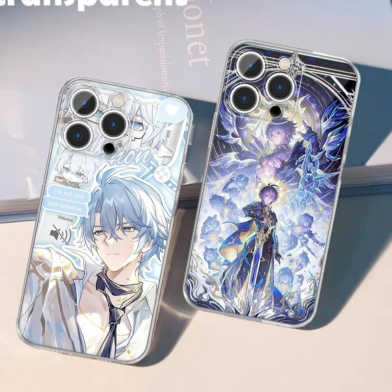Casing Honkai Star Rail Phainon untuk Vivo Y16 Y03 Y17S Y19S Y04 Y03 Y29 Y100 Y17 Y20 Y15 Y27 Y28 Y35 Y36 Y02 Y22S Sampul Bening Lembut