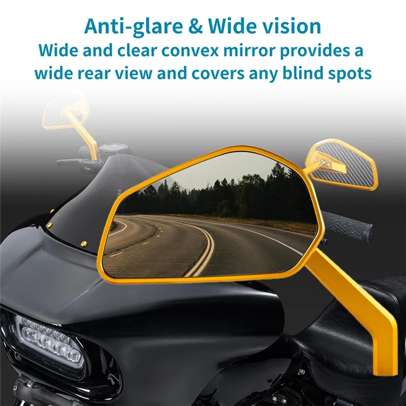 

Professional Motorcycle CNC Rear View Mirror Sportster Rear View Mirror Motorcycle Accessories
