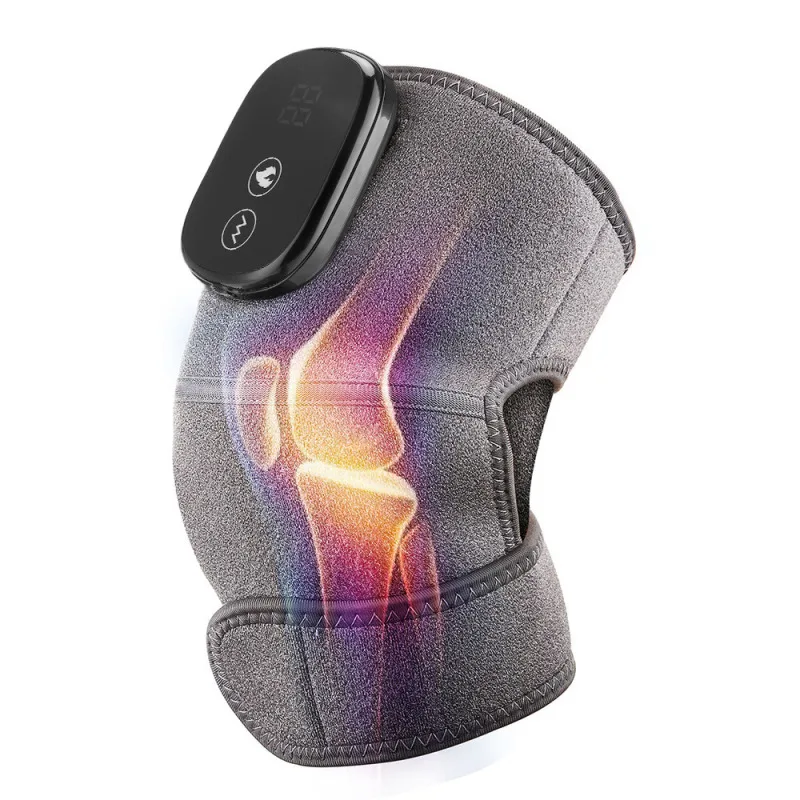 Ceinture chauffante LED réglable pour les blessures articulaires arthritiques, masseur de genou, attelle ronde, initié métropolitain, soutien