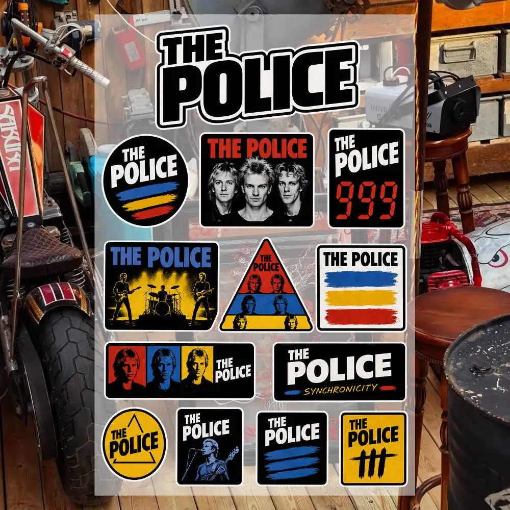 The Police Waterproof Vinyl Stickers for Car Motorcycle Bike Skateboard Laptop Bottle Phone