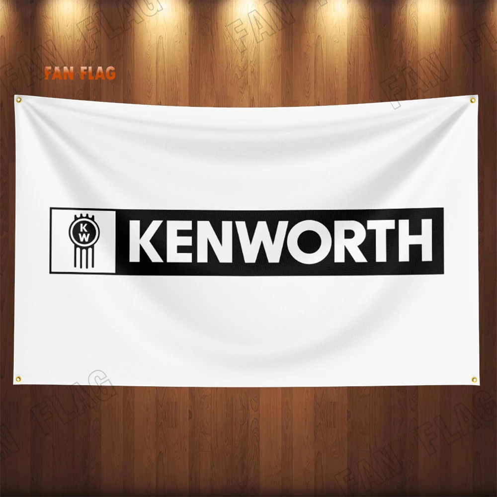 3x5ft Kenworths Racing Car Flag Banner For Car Racing Decoration Poster Tapestry Polyester Outdoor Home