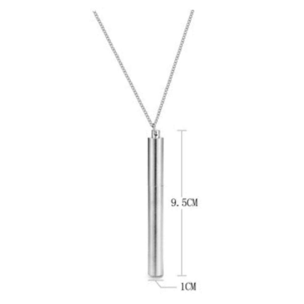 Geometrische Titan Stahl Anhänger Straße Hip Hop Cool Bounce Di Männer Frauen Mode Halsketten Schmuck – Detail 7