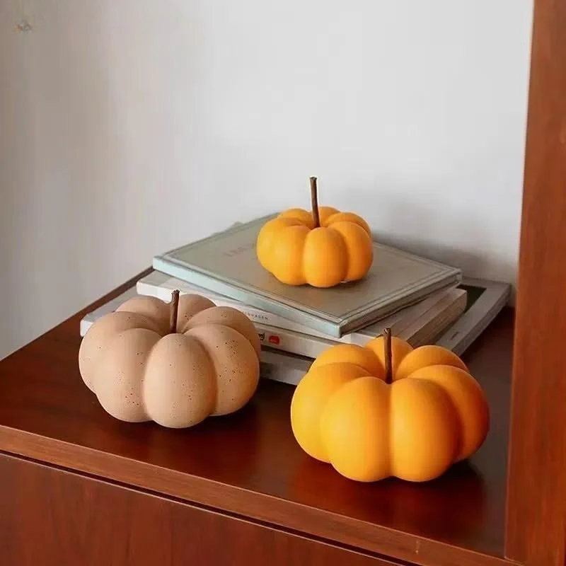 for Modern Simple Abstract Pattern Resin Glass Fiber Reinforced Plastic Pumpkin Decoration Desktop Home Ornament