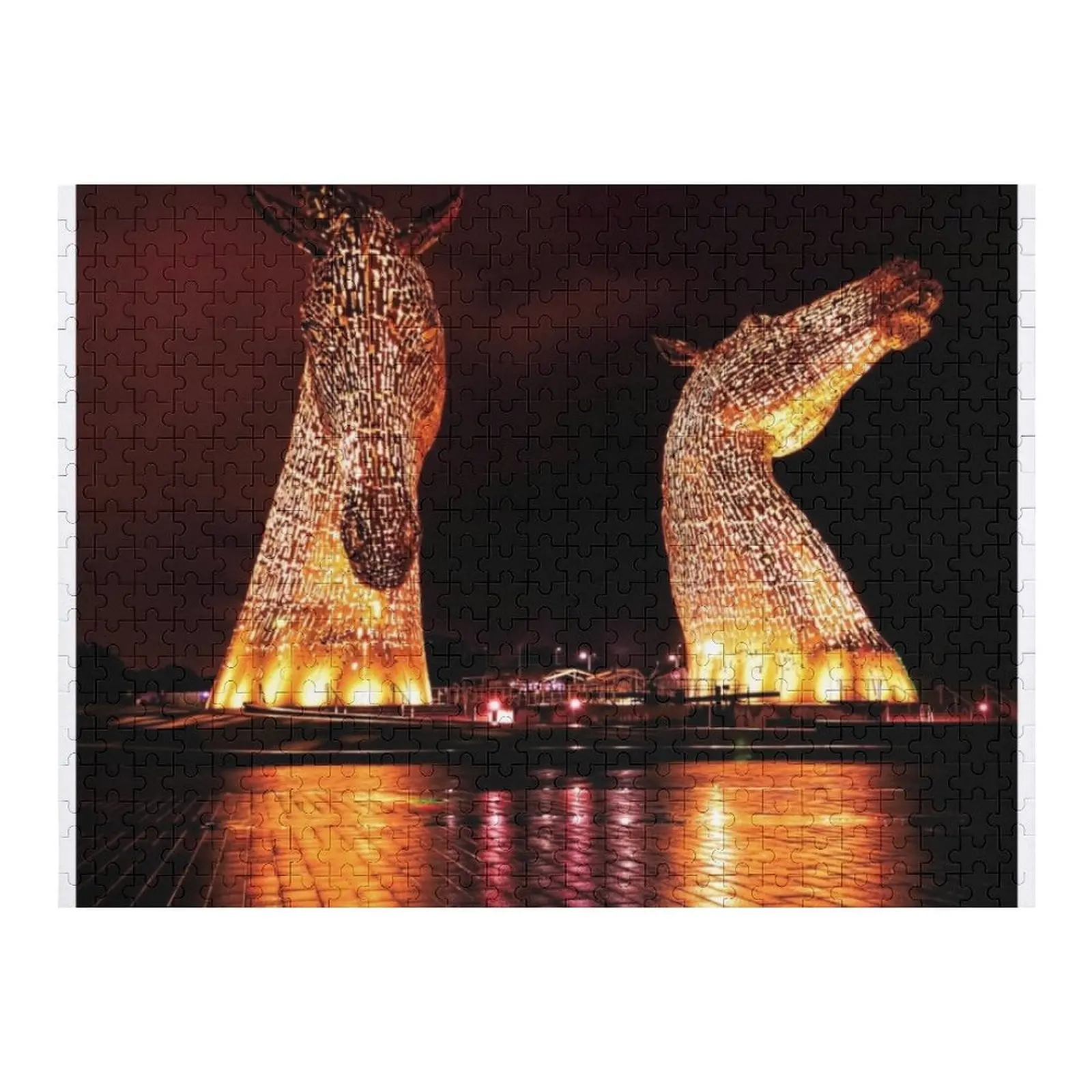 

Magnificent kelpies. Jigsaw Puzzle Custom Photo Iq Puzzle