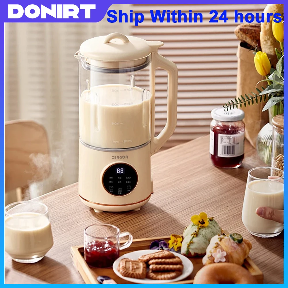 800ml Soy Milk Machine Electric Juicer Blender Mixer Soybean Milk Maker Wall Breaking Machine Rice Paste Maker Breakfast Machine