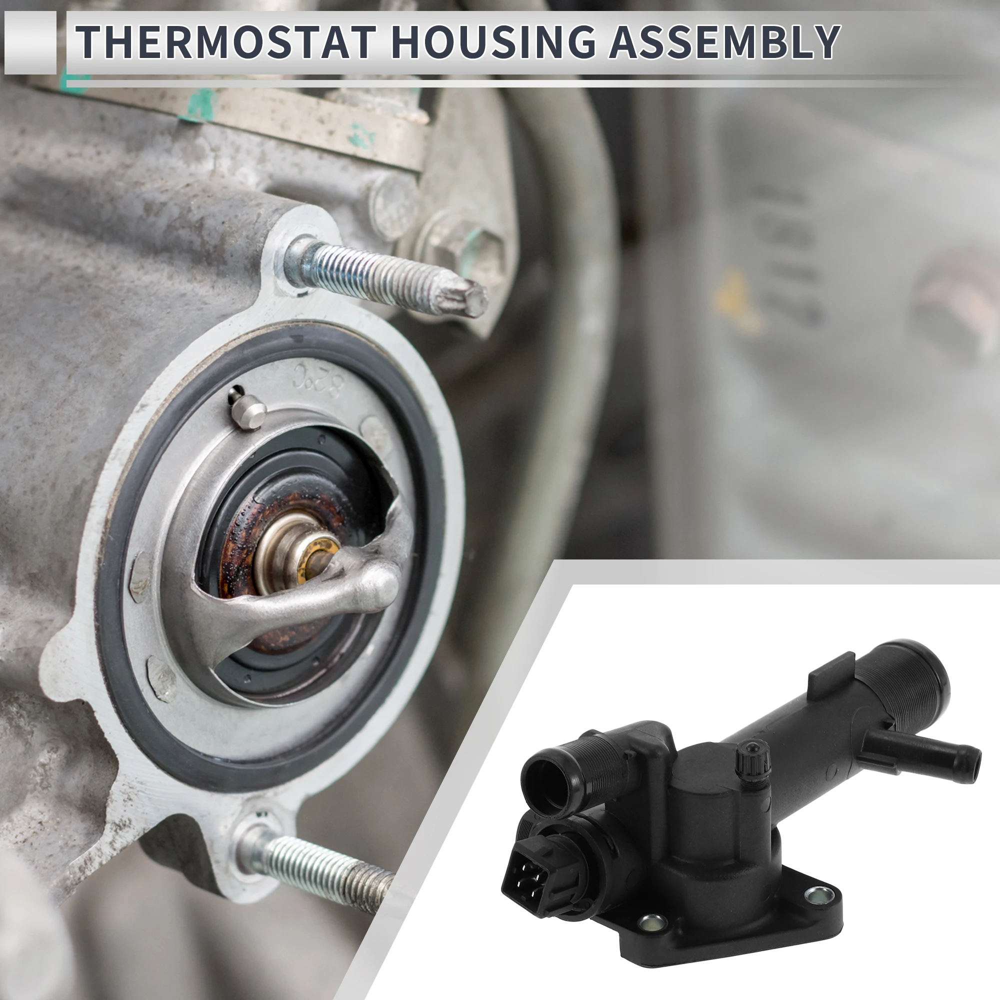 

Корпус термостата охлаждающей жидкости двигателя Autohaux в сборе для Renault Clio 2001-2003 гг.