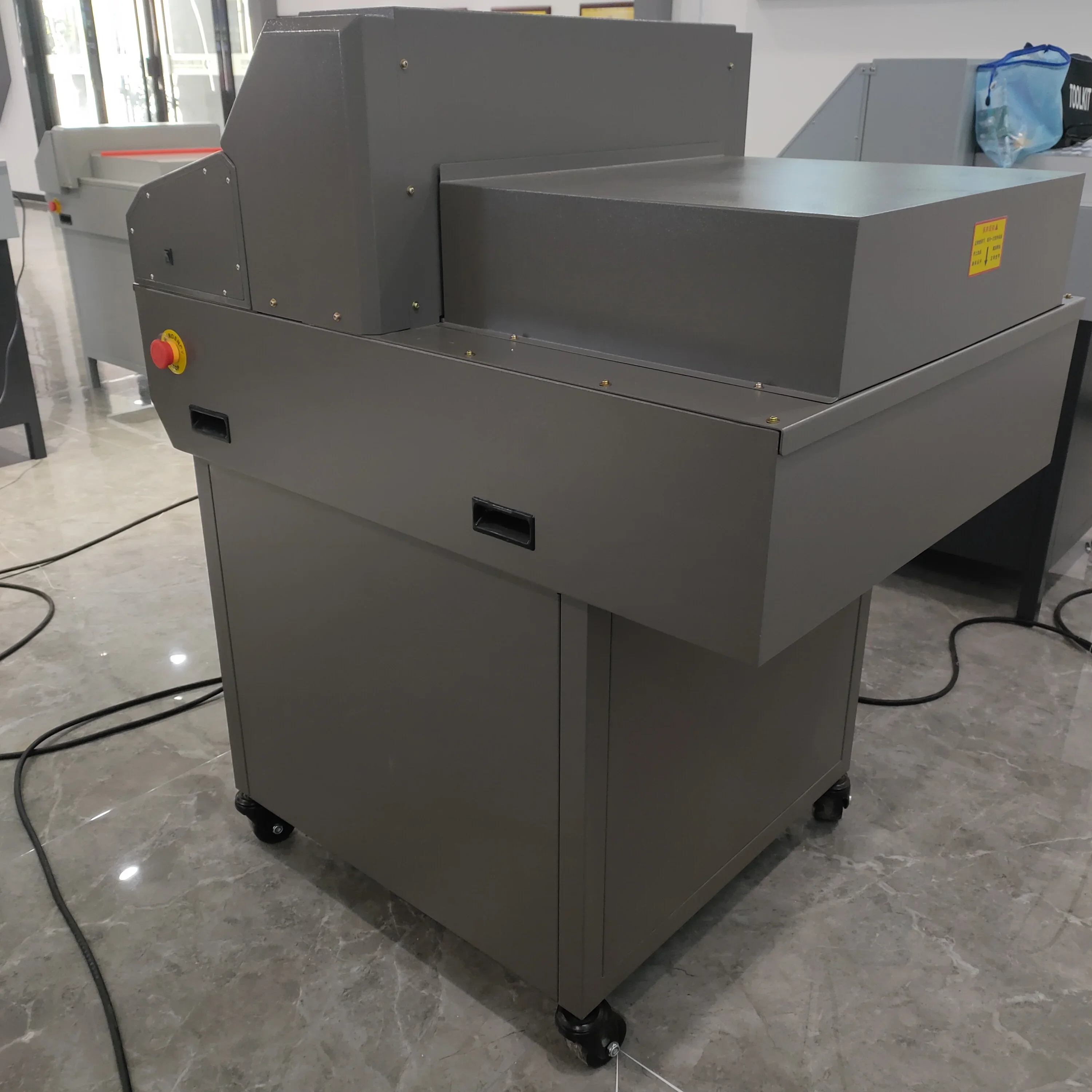 

Gold Seller FN-E4908T Automatic Electric Paper Cutting Machine Perforadora De Papel with 7 Inch Touch Screen