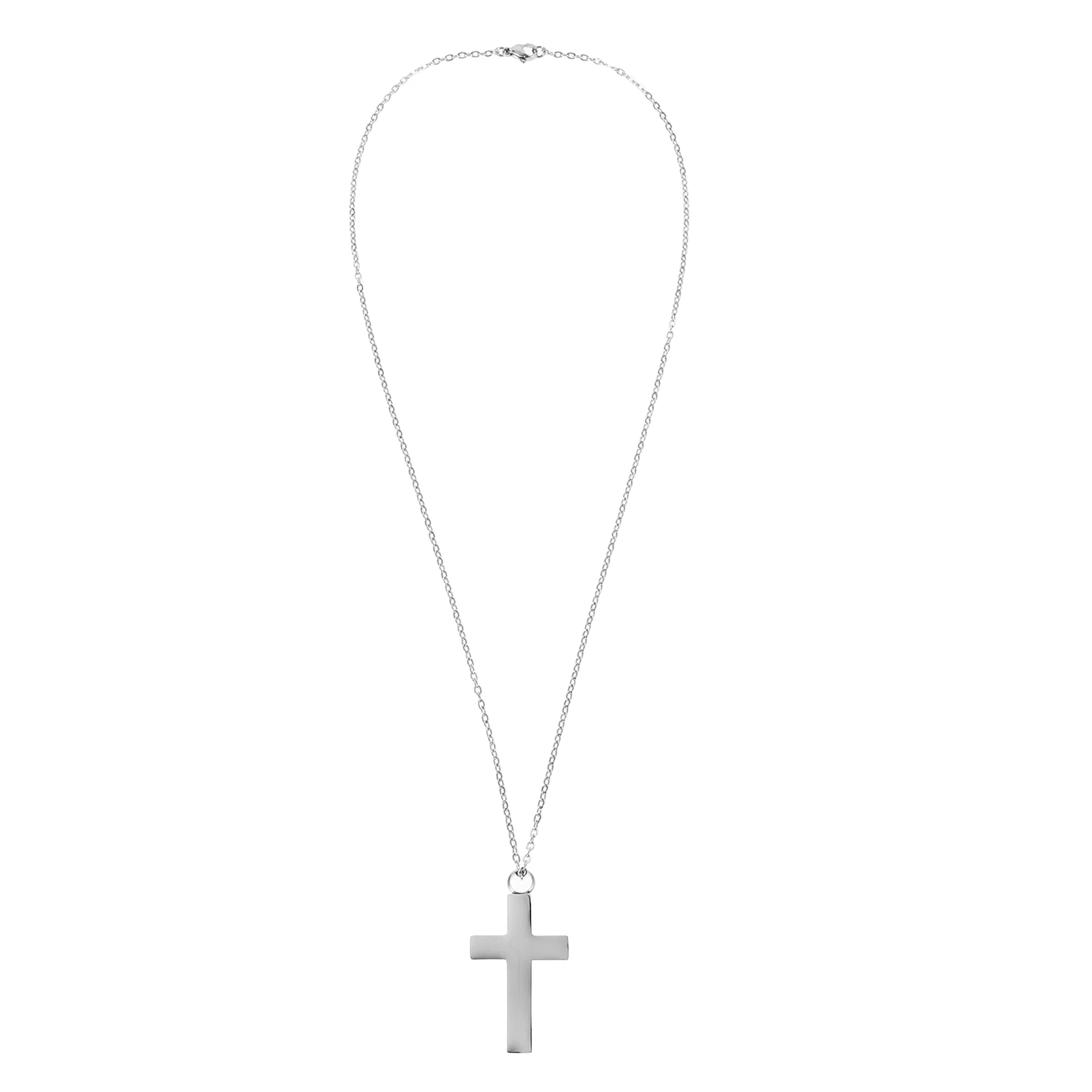 

Stainless Steel Cross Cremation Pendant Necklace For Ashes Memorial Keepsake Urn Locket For Pets Loved Ones