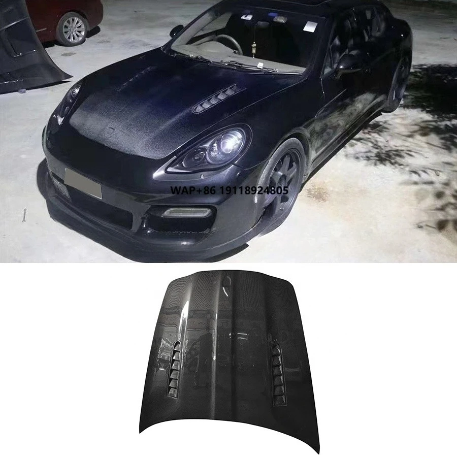 

High Quality Carbon Fiber MS Style Front Engine Cover Hood for Panamera 970 2010-2016 Front Hood Bonnet Cover Bodykit