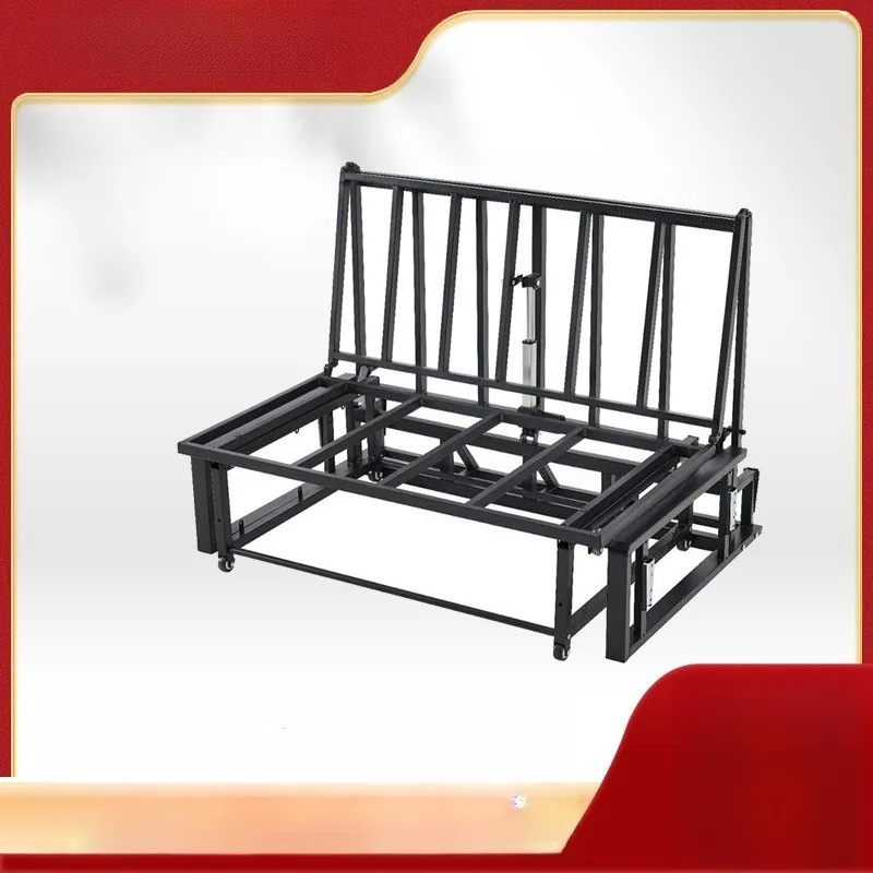 Modern Light Luxury Folding Sofa Bed Frame, Dual Use Pull Out Sofa Metal Frame Furniture Hardware - view 2