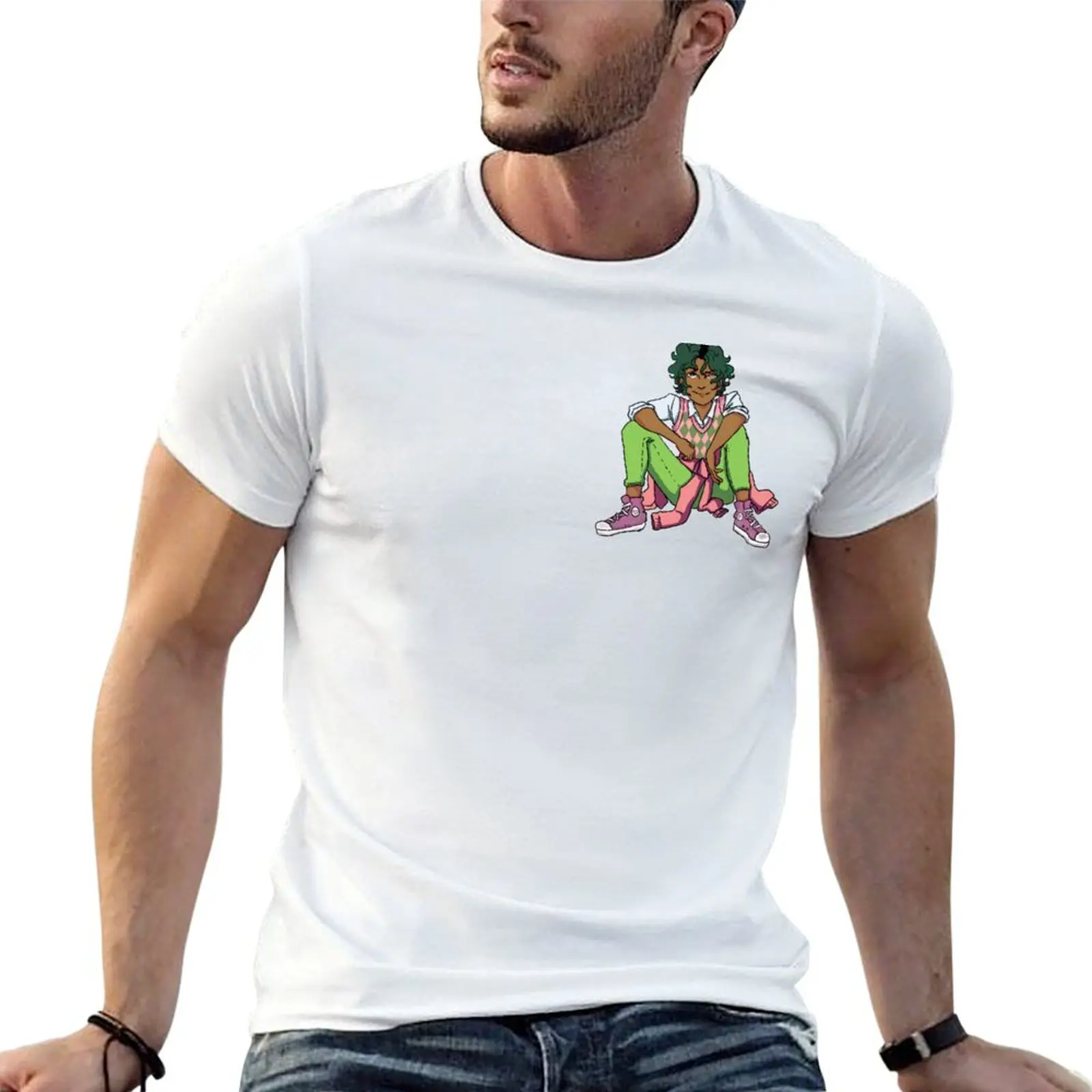 Camiseta Alex Fierro, camiseta personalizada de algodón, paquete de camisetas de anime, camiseta de gran tamaño