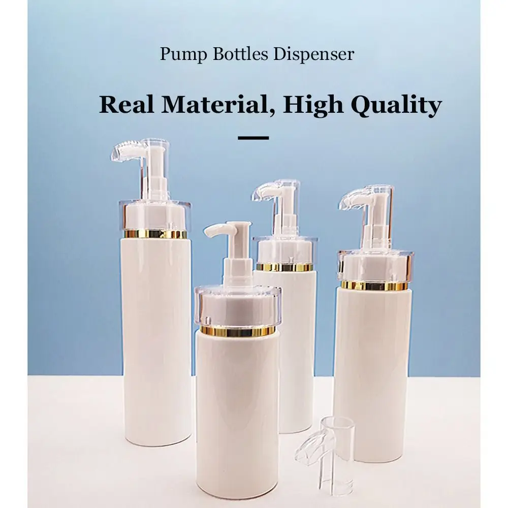 Refillable Soap Dispenser Journey Travel-Friendly Cylinder Hand Soap Dispenser Empty Shampoo Bottles Bathroom