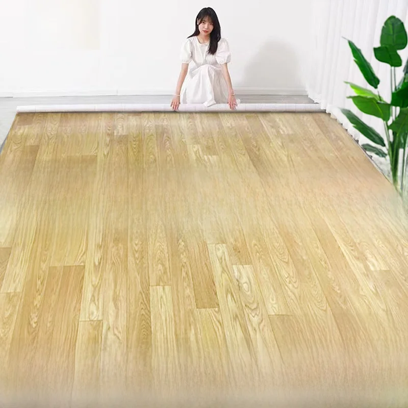 Thickened Floor Mat 2 Meters Wide PVC Home Use Carpet Waterproof Wear Resistant Floor Patch Directly on Cement Ground