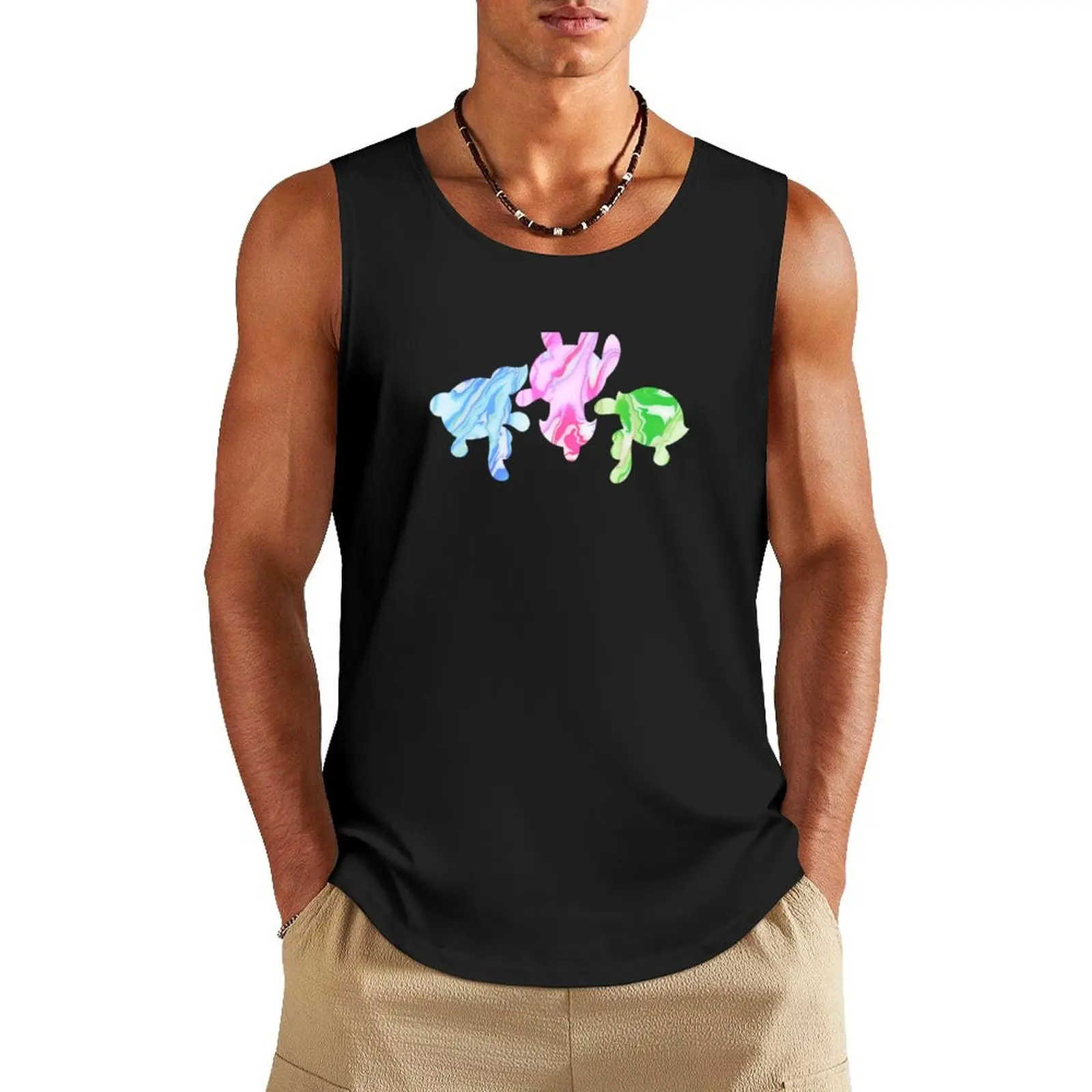 Obscured' PowerPuff-Girls Tank Top Gym clothes men gym clothing summer clothes man 2024