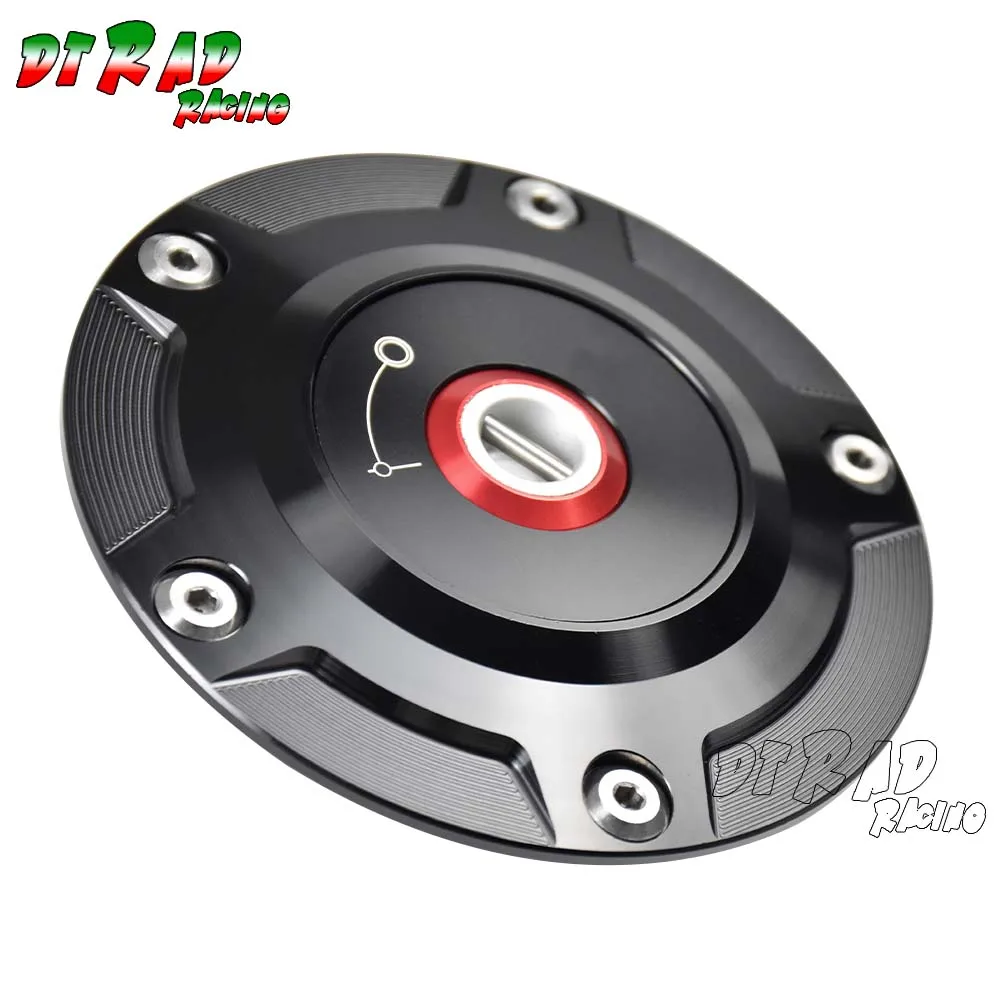 Voor DUCATI PANIGALE 1199/S/R 1299 899 959 Billet Tankdop Sleutel Vergrendeling Systeem Benzine plug Motorcycle Gas oline Airbox Cover