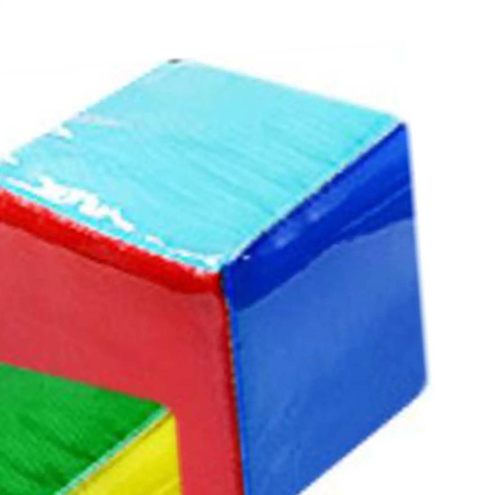 Plush Pocket Dice Stacking Blocks Sensory Toy for Babies Toddlers 6 Sided Clear Window Cube Insert Photos Letters Numbers