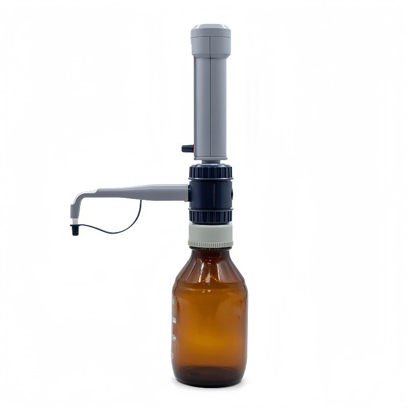 Bottle splitter for filling 5 ml pipette, adjustable dosing