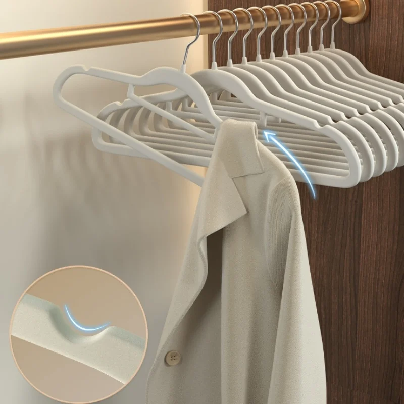 

Non Slip Drying Hangers Metal Thick Clothes Hangers Storage Bedrooms Wardrobes Adult Cl Non Marking Clothes Hangers For Home Use