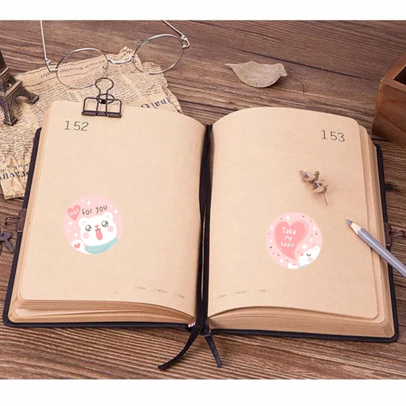 동물 만화 스티커 어린이 장난감 스티커, 다양한 귀여운 디자인 패턴, 학교 교사 보상 학생 문구 스티커, 500 개