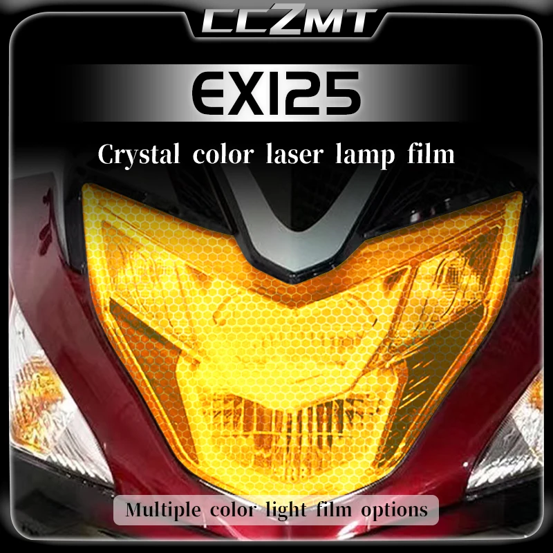 

For Honda EX125 honeycomb laser light film headlight transparent protection film sticker accessories modification parts