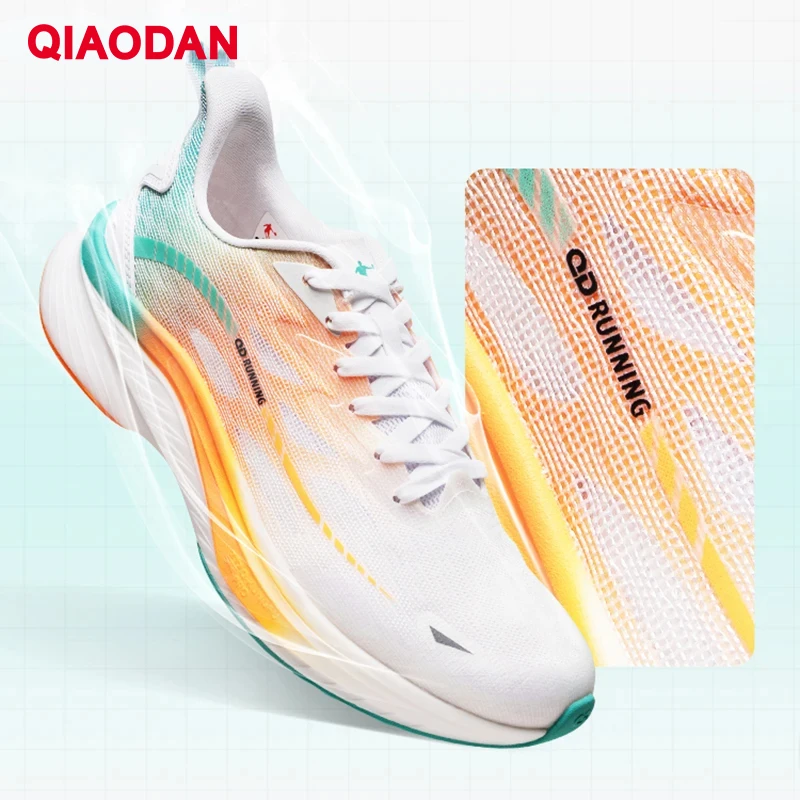 

QIAODAN Running Shoes for Men 2023 Summer New Breathable Anti-Slippery High Quality Comfortable Training Sneakers XM25230225