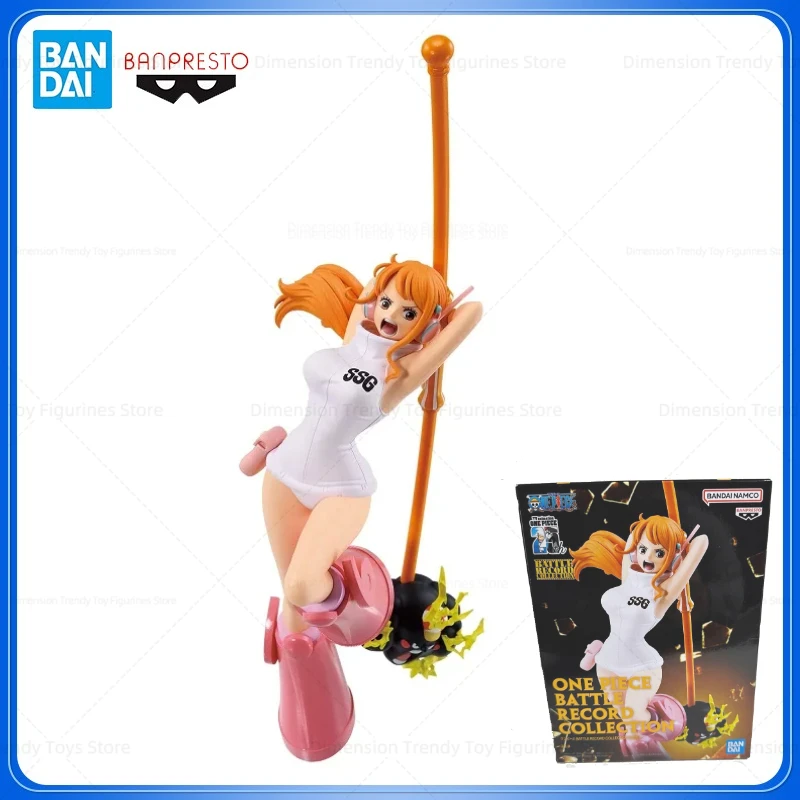 

In Stock Bandai BANPRESTO One Piece BATTLE RECORD COLLECTION BRC Nami PVC Anime Action Figure Collectible Model Toys DT