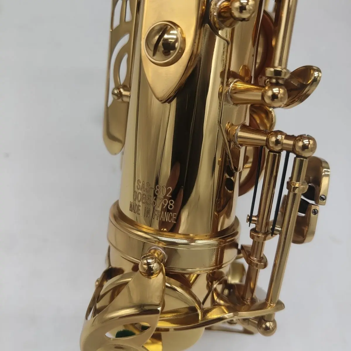 France 802 professional alto saxophone one-to-one structure model brass gold-plated shell button alto saxophone instrument